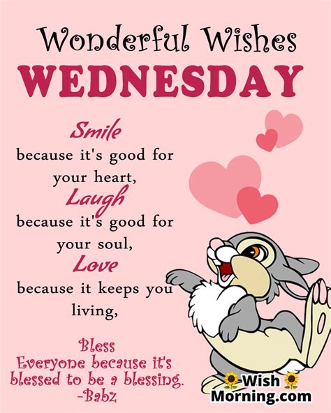 Wonderful Wednesday Quotes Wishes Wish Morning