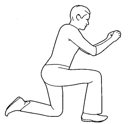 Man Kneeling Drawing At Getdrawings Free Download