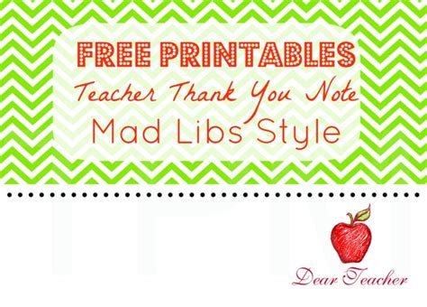8 Best Images Of Student Thank You Notes Printable Free