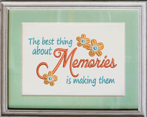 Making Memories Family Home Embroidery Design digital download pattern
