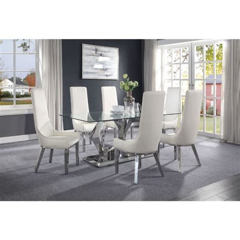The Gianna Blanco Dining Collection Miami Direct Furniture