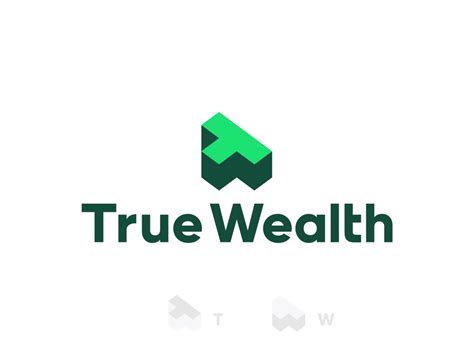 Dribbble True Wealth Financial Advisory Consulting Firm Logo Design