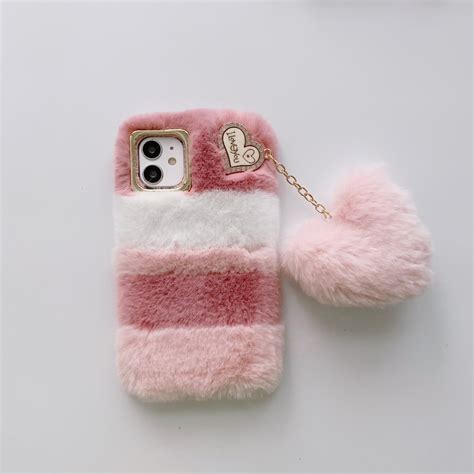 Allytech Iphone 12 Case Iphone 12 Pro Case Cute Girly Soft Warm Faux