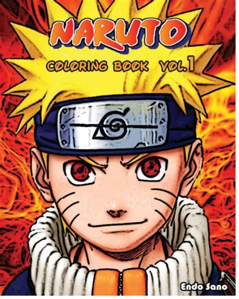 Naruto Coloring Book Vol1 Adult Coloring Book By Endo Sano