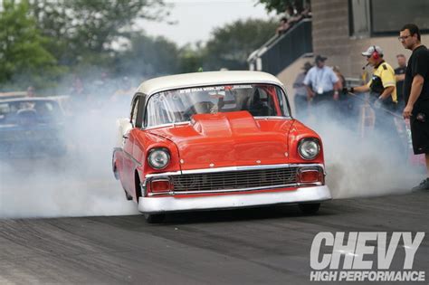 Belair Bel Race Chevy Usa Racing Two Air Red 1956 Chevrolet