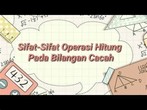 Matematika Kelas 3 Sifat Sifat Operasi Hitung Pada Bilangan Cacah