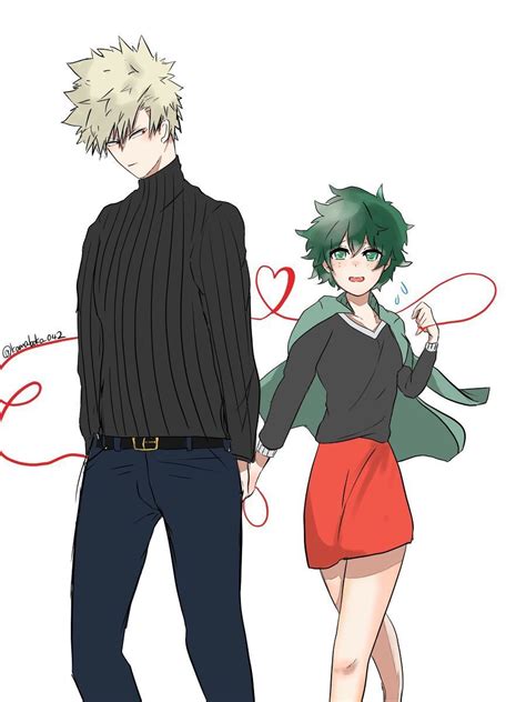 My Hearler Girl Deku Chan Deku Fem X Bakugou Hero Academia