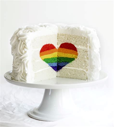 Rainbow Heart Cake For More Great Ideas Go To
