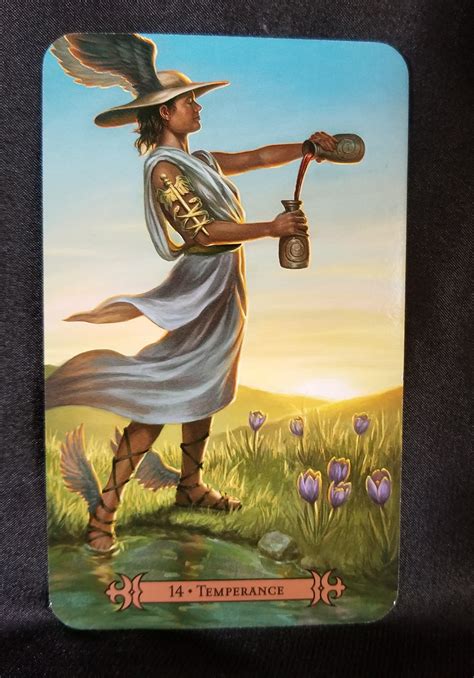 Accepting the card's lessons will help you to go with the flow, stay calm under pressure, and soften your aggressive side. Temperance - Tarot Card of the Day - Beneath the Triune Moon