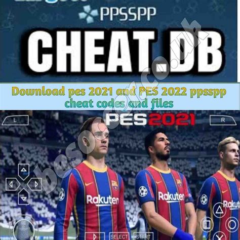 Download Pes 2021 And Pes 2022 Ppsspp Cheat Codes And Files For Android