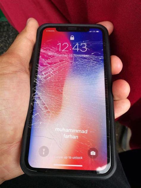 First Iphone X Broken In Malaysia There Goes Rm1799 Pokdenet