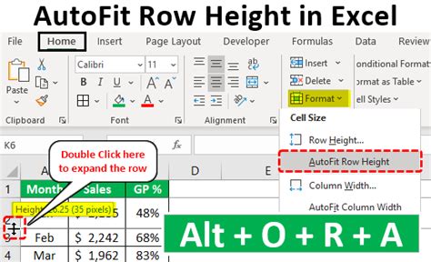 How To Autofit Row Height In Excel With Examples