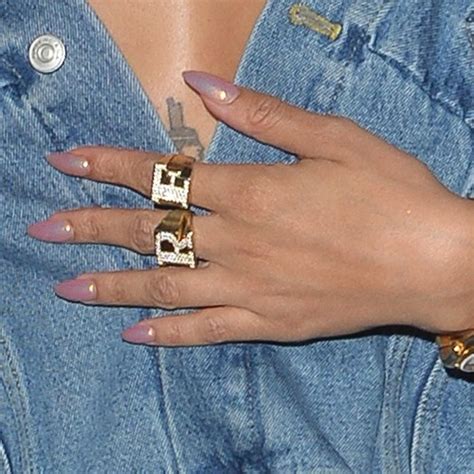 Rihanna Oval Nails
