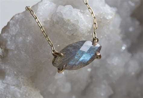 Labradorite Marquise Necklace And Alexis Russell