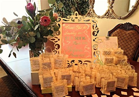 The Outcome Of Bridal Shower Planning Bridal Shower Tea Favors