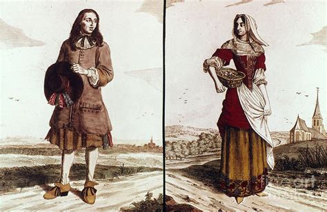 French Peasants 18th Cent History Of Fashion In Pictures 18th
