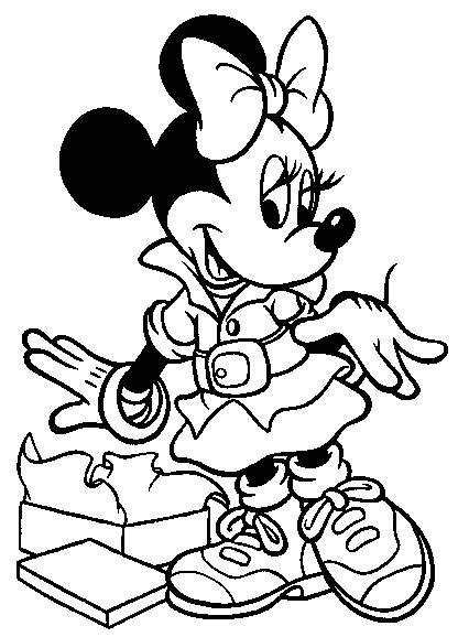 Belajar Mewarnai Mewarnai Halaman Gambar Kartun Mickey Mouse