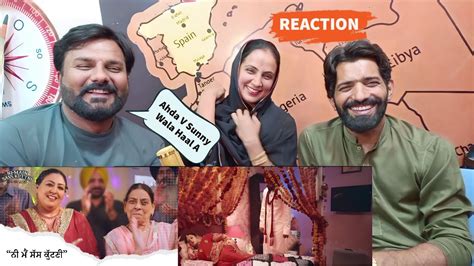 Reaction On ਨੀ ਮੈਂ ਸੱਸ ਕੁਟਣੀ Ni Main Sass Kuttni Punjabi Movie Comedy Scenes Youtube