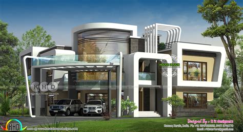 Unique Ultra Modern House Plan Kerala Home Design And