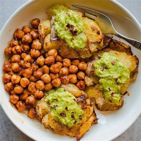 Vega Dishes Vegan Recipes Na Instagramu Crispy Smashed Potatoes