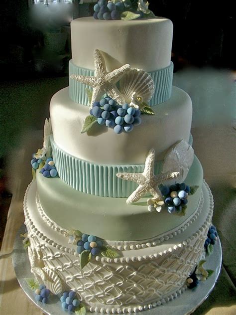 Wedding Cakes Pictures Beach Themed Wedding Cakes