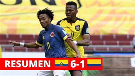 Later it followed by an own second half analysis: Ecuador 6-1 Colombia | Eliminatorias Sudamericanas | Resumen de Goles y Táctica por Juan F ...