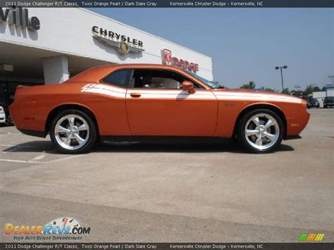 2011 Dodge Challenger Rt Classic Toxic Orange Pearl Dark Slate Gray