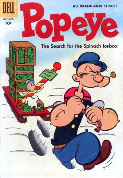 Popeye Dell No 37 Jul 1956 Popeye The Sailorpedia Fandom