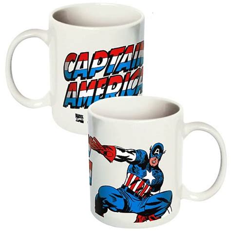 captain america marvel white coffee mug icup captain america mugs at entertainment earth