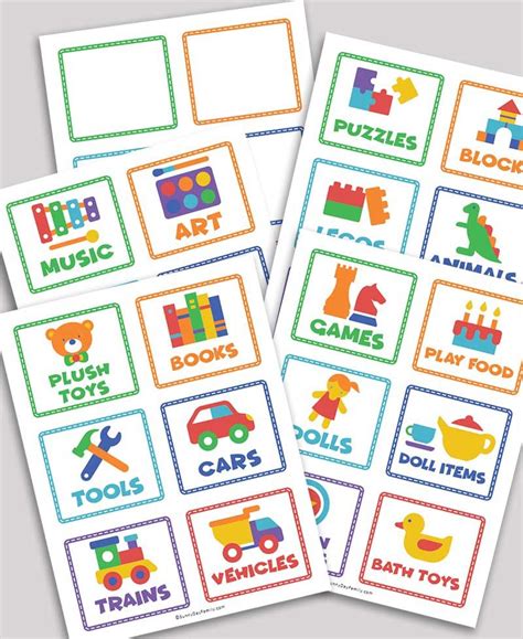 Free Printable Toy Storage Labels And Toy Organizing Tips Toy Labels