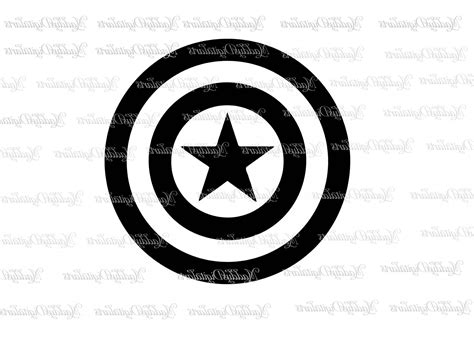 Captain America Logo Vector At Getdrawings Free Download