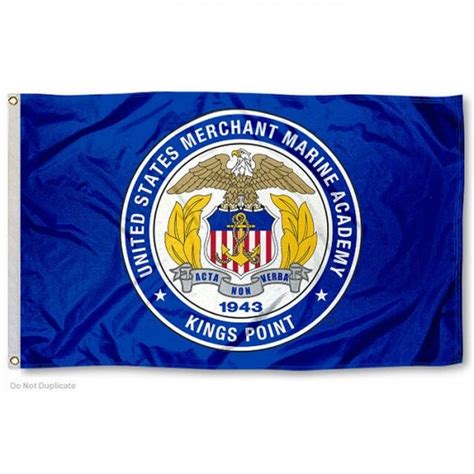 United States Merchant Marine Academy Flag Measures 3x5 Feet Is Made