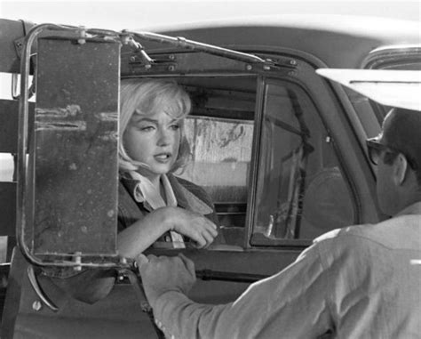Marilyn With Montgomery Clift On The Set Of The Misfits 1960