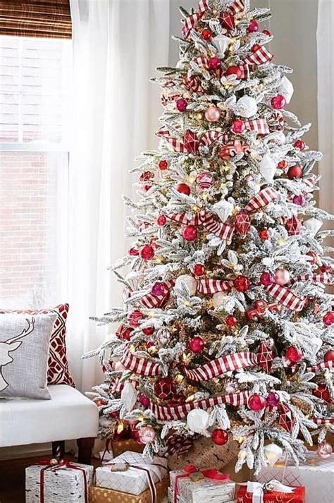 20 Flocked Christmas Tree Picks