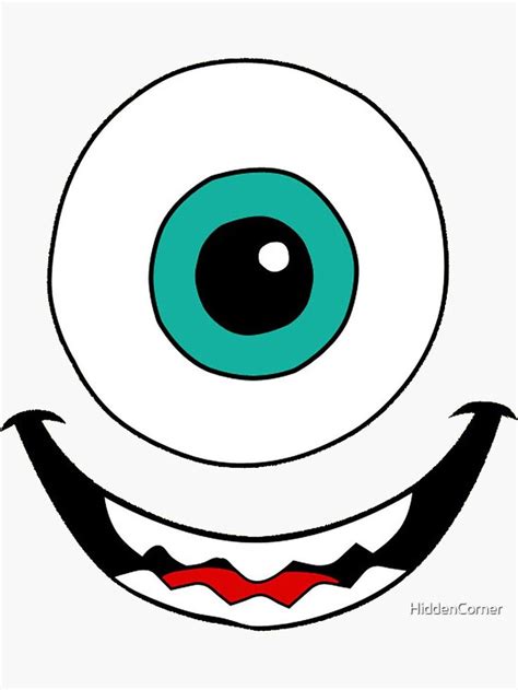 Mike Wazowski Sticker For Sale By HiddenCorner Monster Quilt
