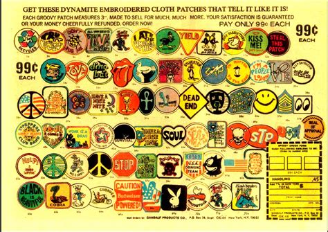 Realm Of Retro 1970s Patches