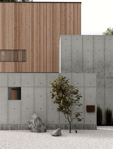 Concrete Box House On Behance