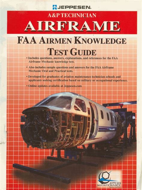 Aandp Technician Airframe Faa Airmen Knowledge Test Guide Pdf Flight