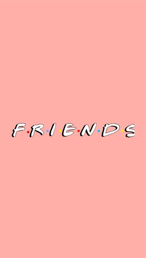 Friends Background𑁍 Pink Wallpaper Iphone Friends Wallpaper
