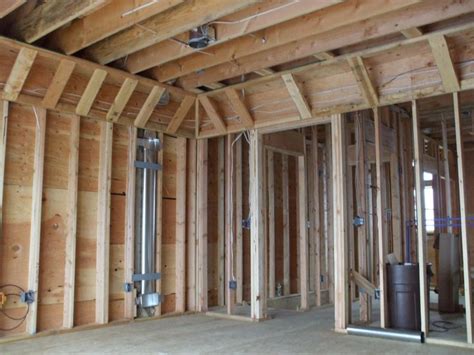 A vaulted ceiling slopes upward from both sides to form a peak. How to Frame a Tray Ceiling: 6 steps (with pictures ...