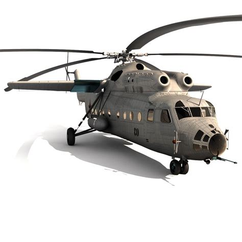 Mil Mi 6 Transport Helicopter 3d Model