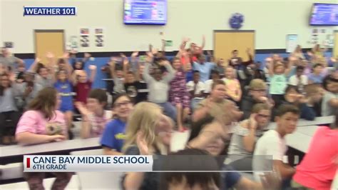 Rob Fowler Visits Cane Bay Middle School For Weather 101 Youtube