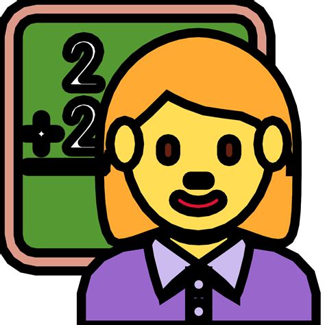 👩‍🏫 女老师 Emoji图片下载 高清大图、动画图像和矢量图形 Emojiall