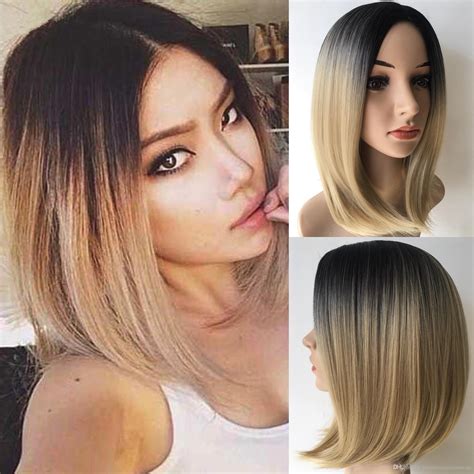 Whether thin, thick, straight, or wavy: Short Ombre Hair Sexy BOBO Wig For Girl/Women High Quality ...