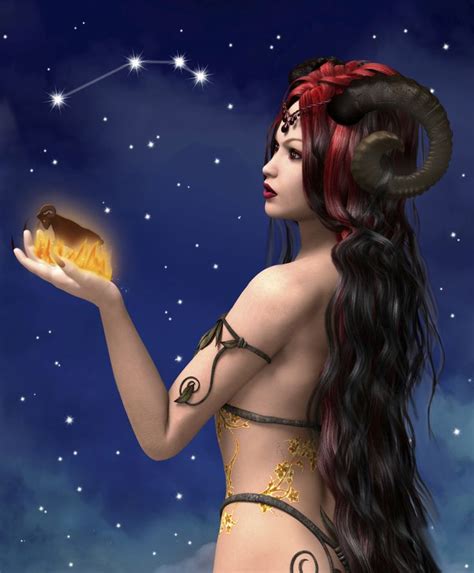 Bélier Par Ellerslie Aries Art Aries Woman Zodiac Characters