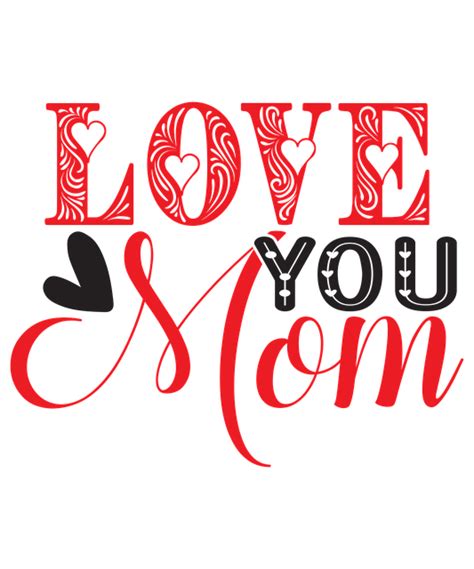 download i love you mom design royalty free stock illustration image pixabay