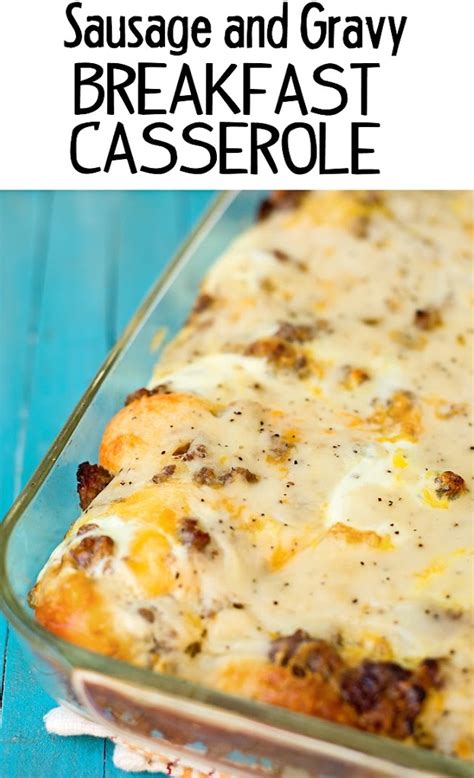 Sausage And Gravy Breakfast Casserole ~2~ Fantastic Food Collections