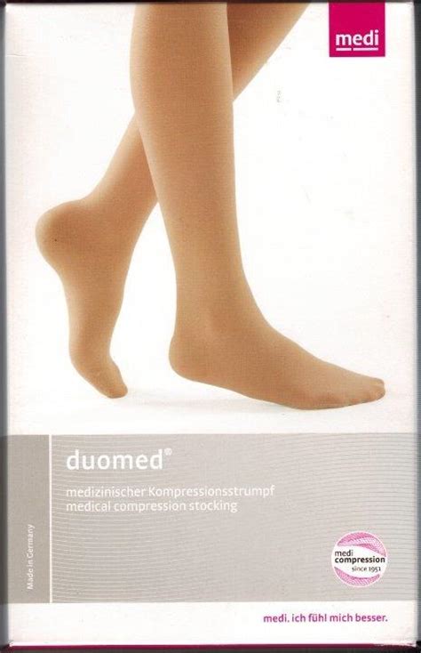 Duomed Below Knee Medical Compression Stockings 18 22 Mmhg Closed Toe