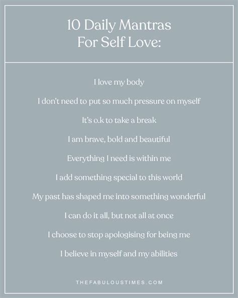10 Self Love Mantras Artofit