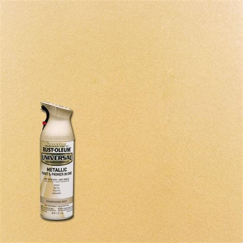 Rust Oleum Universal 11 Oz All Surface Metallic Champagne Mist Spray